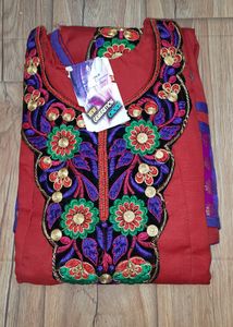 Anarkali Suit With Chudidar Pajama & Dupatta Set🛍