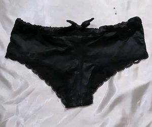 Black Satin panty
