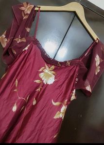 Burdungy Color Nighty For 38 Bust