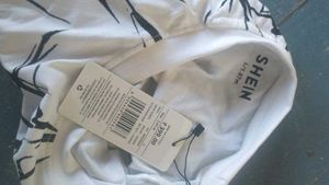 White Shein T-Shirt Very Nice Trending