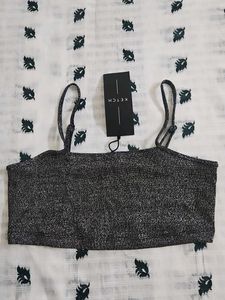 Sparkly Cropped Camisole Top