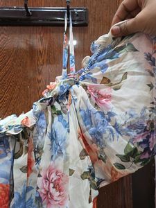 Floral Tiered Off-Shoulder Maxi Dress
