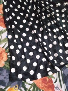 Polka Dot Midi Skirt