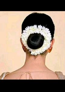 White Flower Hair Garland