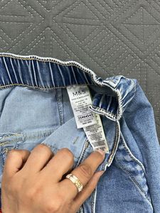 Light Wash Denim Joggers