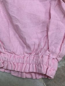 Baby Pink Cotton Palazzos