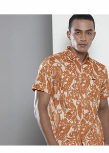 Beach shirt Men's Printed Button-Up