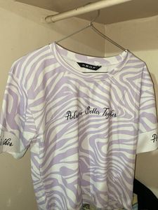 Lilac Zebra Print "Always Better Together" Top