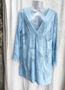 light blue dress