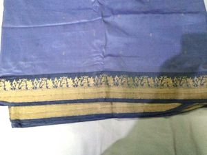 Blue Ethnic Banarasi Saree💙🌺✨