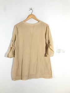 Beige A-Line Top(Women’s)