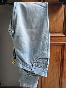 !Sale! Sky Blue Slim Fit Denim