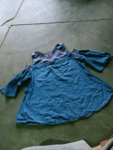 Cute Blue  Top