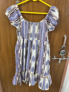 Bohemian Print Short Dress