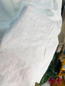 Men's Classic White Linen Shirt