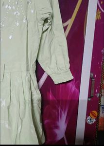 Lime green one piece dress...for girls