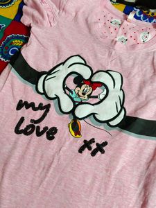 Cute Minnie Mouse "My Love" Nightgown
