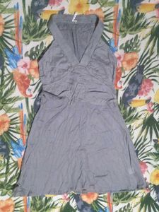 Gray Mini Dress