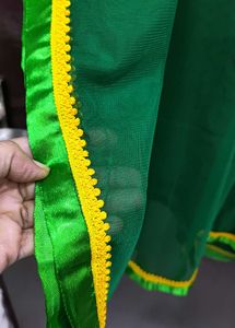 Bottle Green Duppata (New Without Tag)