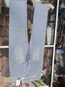 Light Wash Seamed Denim Jeans