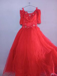 Elegant Red Ball Gown❤️✨