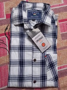 Check Cotten Full Sleeve Shirt