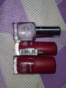 3 Mars Nail Polish Bottles