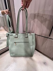 Mint Green Tote Bag