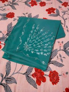 combo of Beautiful Red &amp; Teal Saree ♥️🩵