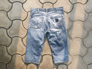 Carhartt Stylish Blue Patchwork Denim Jeans
