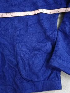 Blue Fleece Zip-Up Jacket