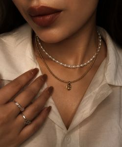Elegant Double Layer Pearl Necklace