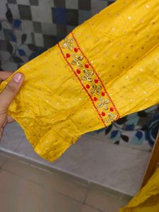 Yellow Kurta Set with Dupatta