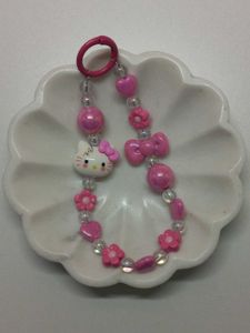 Cute Hello Kitty Beaded Bag Charm