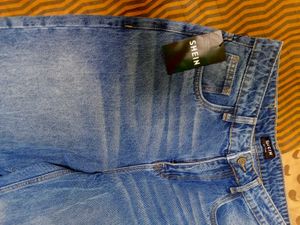 Wide Leg Denim Jeans