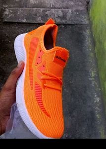 Orange Stylish Walking Shoe For Men