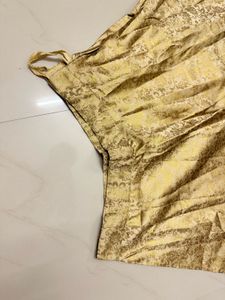 Elegant Gold Brocade skirt
