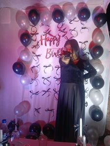 Elegant Black Full Length Gown
