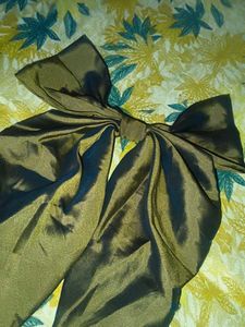 Large Satin Bow Accent