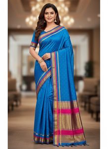 Blue Party Wear Saree