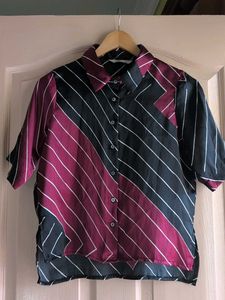 Stylish Striped Button-Up Shirt