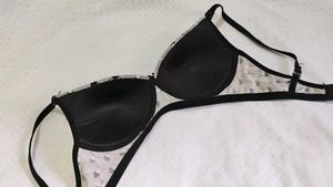 Stylish Fan Print Bra 🖤