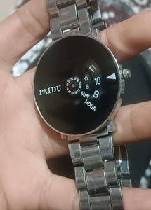PAIDU Stylish Silver-Tone Men's Watch