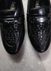 Ferragamo Black Loafers
