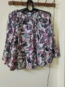 Boho mini skirt