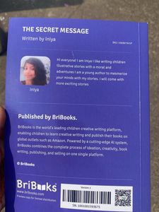 The Secret Message Book by Iniya