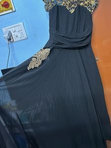Elegant Black &amp; Gold Dress