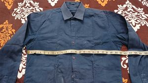 Men's Dark Blue Casual Shirt