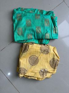 Yellow Printed Palazzos