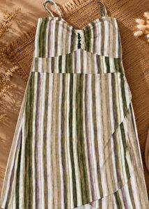 Striped Midi Dress